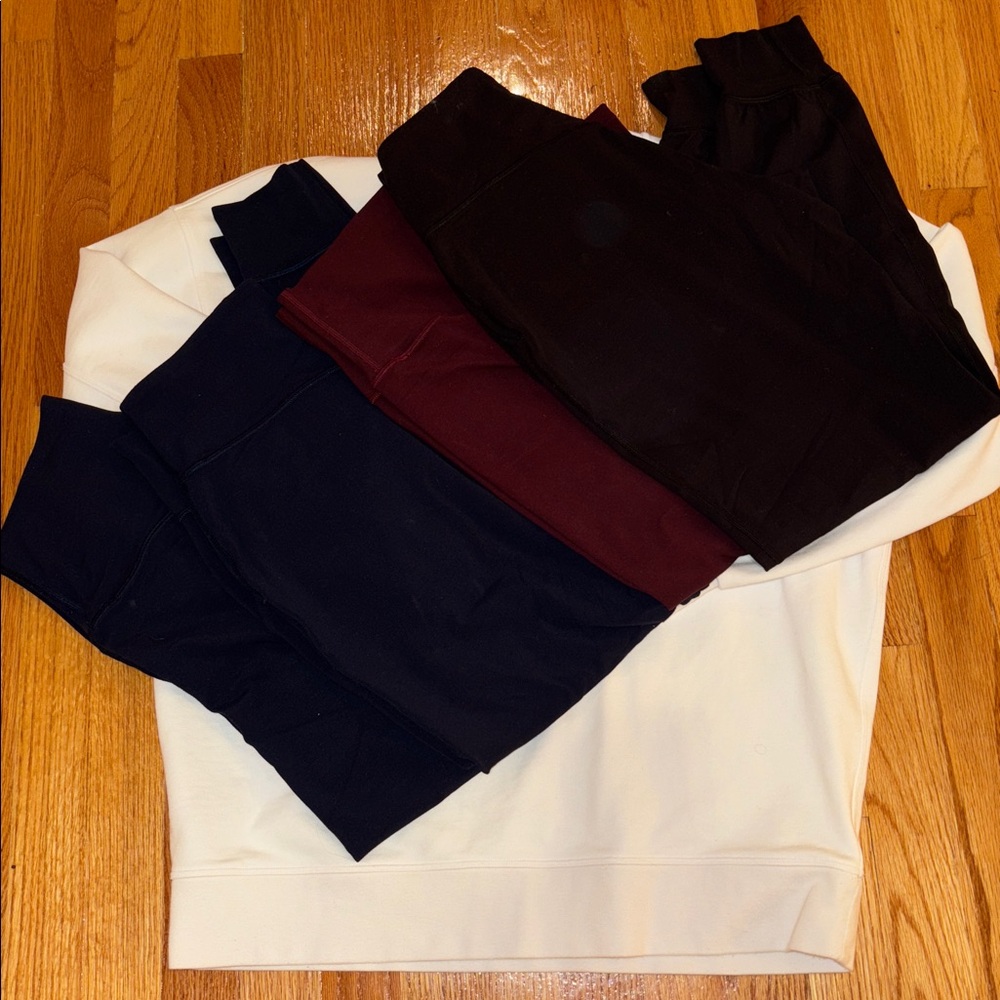 Lululemon Size 6 Align Bundle plus Sweatshirt